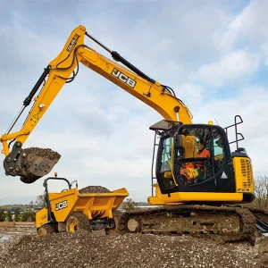 JCB JZ140 DLC Large Excavator